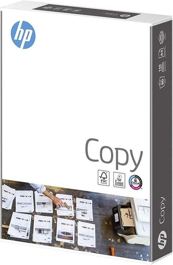 KOPIERPAPIER HP Copy 100.000 Blatt A4 80g weiß = 1 Palette