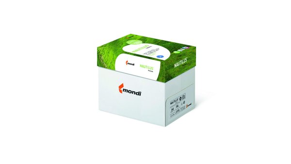 KOPIERPAPIER NAUTILUS ProCycle 5.000 Blatt CO₂-neutral 100% Altpapier A4 80g weiß € 6,20/Päckchen